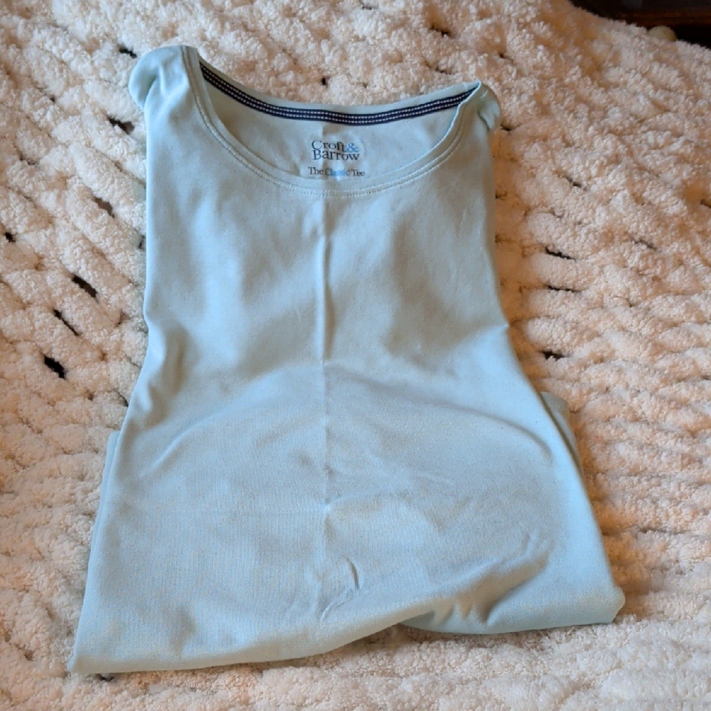 Croft & Barrow Light Blue Short Sleeve Tee